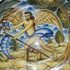 Plato de cerámica "arcángel" - Imagen 3