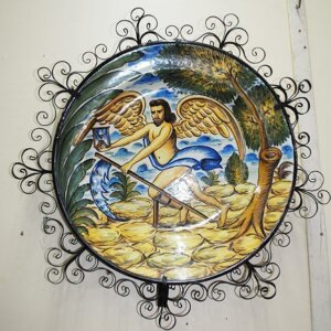 Plato de cerámica "arcángel"