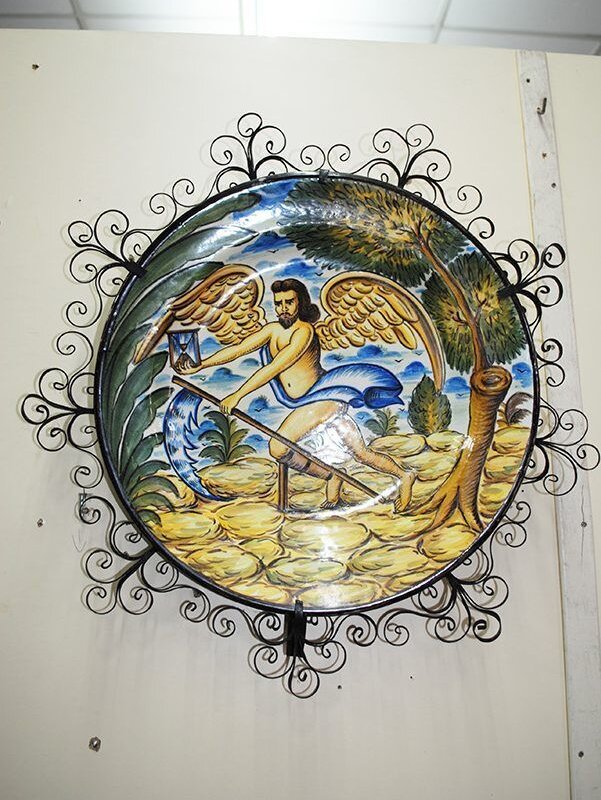 Plato de cerámica "arcángel"