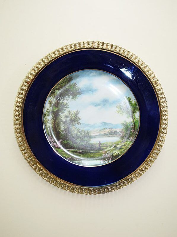 Plato de porcelana Limoges