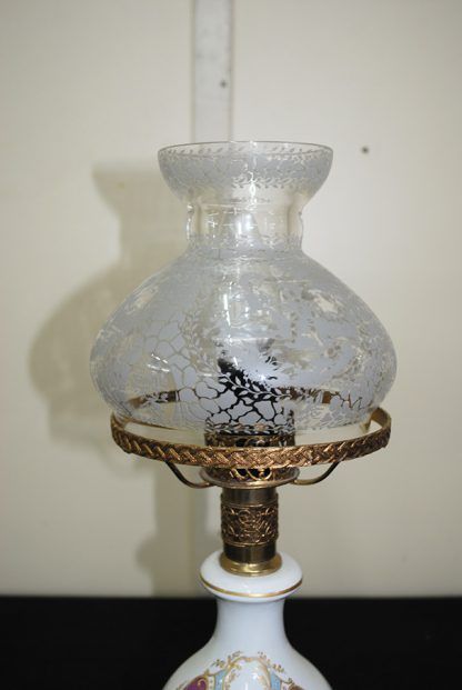Quinqué porcelana Limoges - Imagen 3