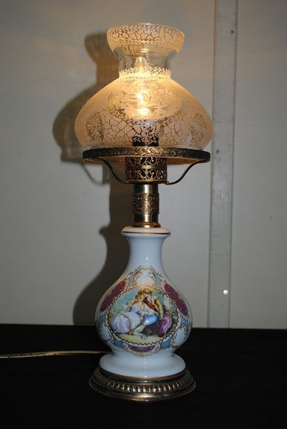 Quinqué porcelana Limoges - Imagen 9