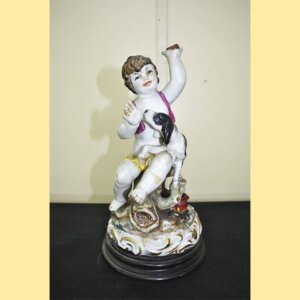 Figura angelito con perrito