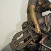 Reloj de bronce y mármol - Imagen 7