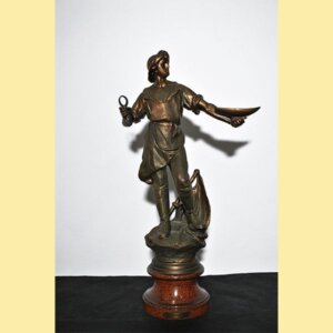 Escultura de calamina