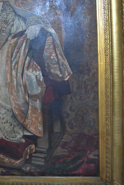 Óleo antiguo Papa Pío IX - Imagen 10