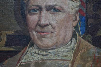 Óleo antiguo Papa Pío IX - Imagen 5
