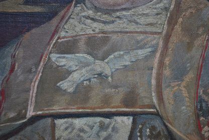 Óleo antiguo Papa Pío IX - Imagen 6