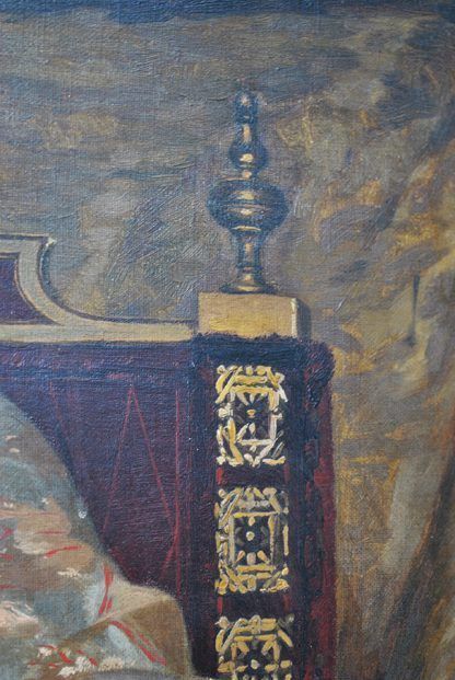 Óleo antiguo Papa Pío IX - Imagen 8
