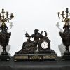 Reloj y candelabros Imperio - Imagen 2