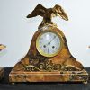 Reloj y guarnición mármol - Imagen 3
