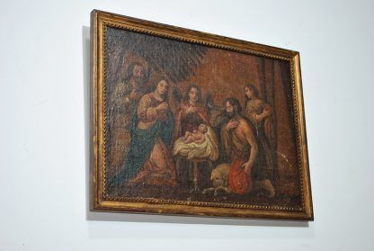 Óleo Nacimiento de Jesús - Imagen 3