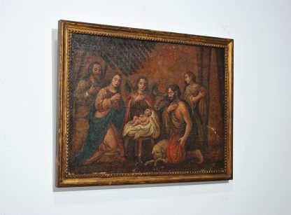 Óleo Nacimiento de Jesús