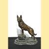 Escultura perro calamina