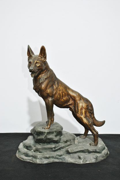 Escultura perro calamina - Imagen 2