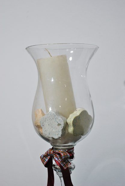 Copa o portavelas de cristal - Imagen 3