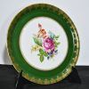 Plato verde de Limoges