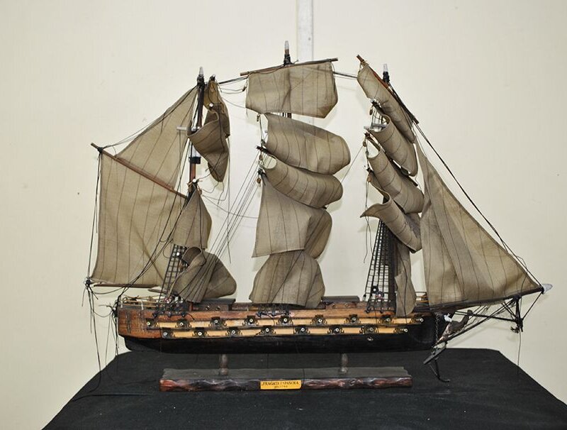 Maqueta Naval fragata Española