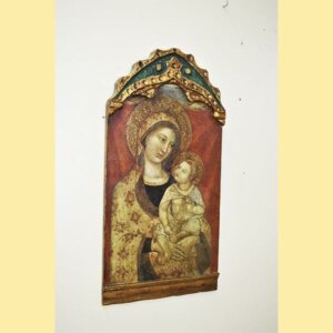 Icono o retablo Virgen