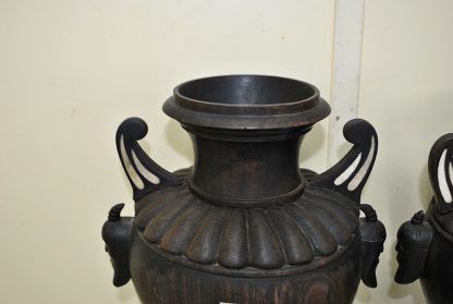 Jarrones antiguos de madera - Imagen 6