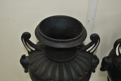 Jarrones antiguos de madera - Imagen 7