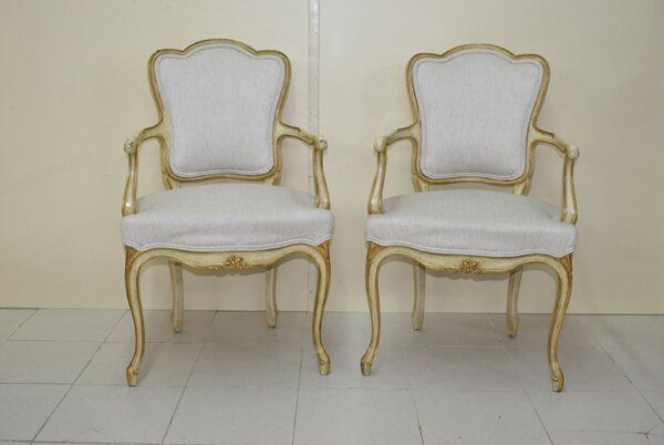 Sillones Isabelinos antiguos - Imagen 2