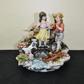 Figura niños de cerámica