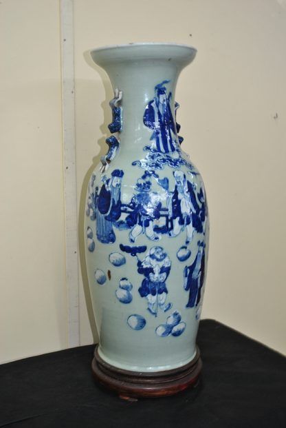 Jarrón japonés porcelana - Imagen 3