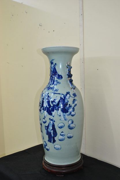 Jarrón japonés porcelana - Imagen 4