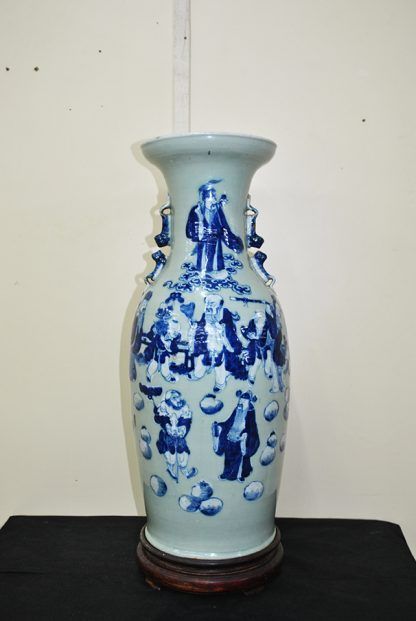 Jarrón japonés porcelana - Imagen 2
