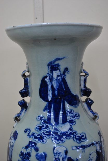 Jarrón japonés porcelana - Imagen 8