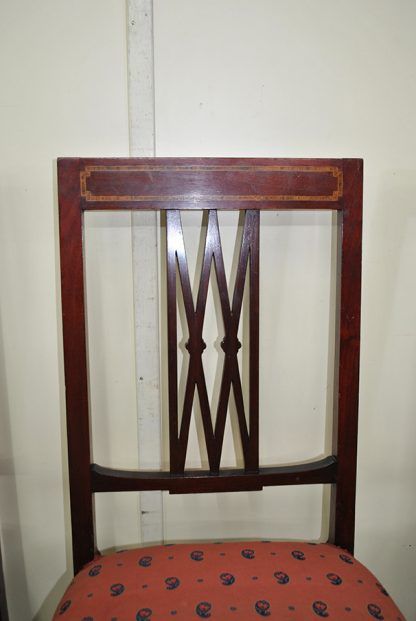 Conjunto sillas caoba - Imagen 4