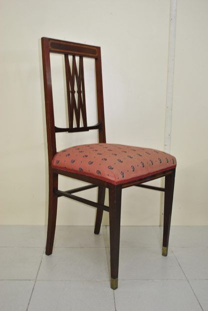Conjunto sillas caoba - Imagen 7