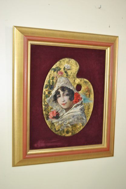 Óleo dama sobre paleta - Imagen 2