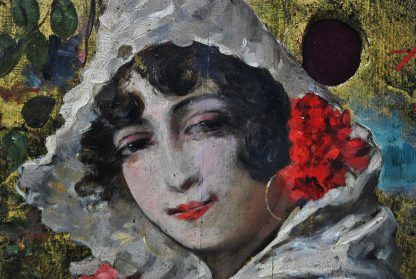 Óleo dama sobre paleta - Imagen 6
