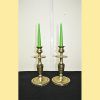 Candelabros veleros de bronce