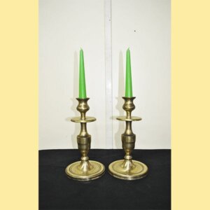 Candelabros veleros de bronce