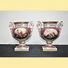 Jarrones rosas porcelana