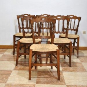 Juego sillas de enea
