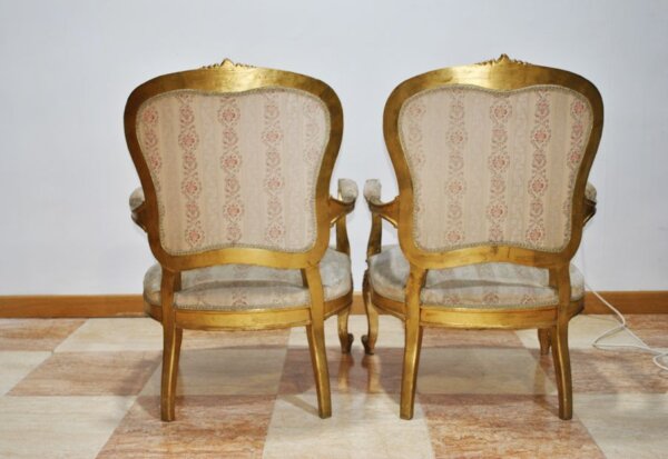 Sillones Isabelinos oro - Imagen 10