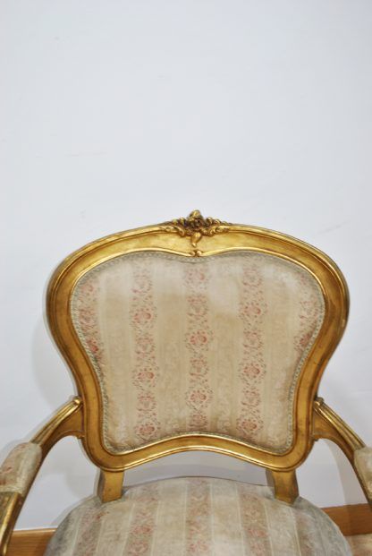Sillones Isabelinos oro - Imagen 5