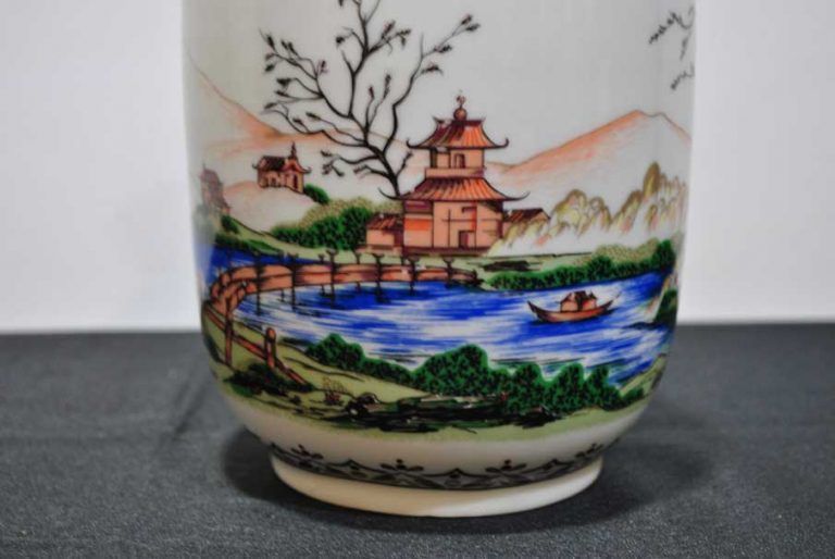 Jarrón chino porcelana - Imagen 5