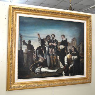Pintura ejecución de los Comuneros
