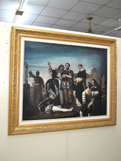 Pintura ejecución de los Comuneros
