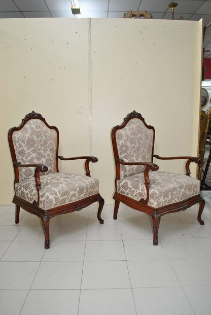 Sillones antiguos madera - Imagen 6