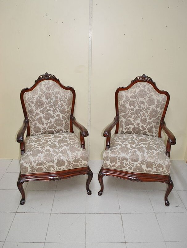 Sillones antiguos madera