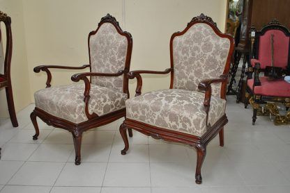 Sillones antiguos madera - Imagen 8