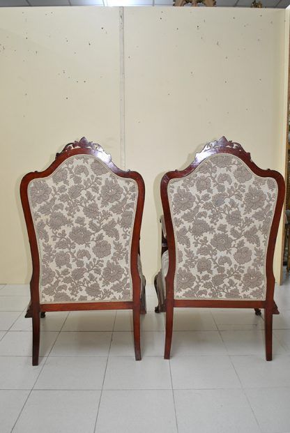 Sillones antiguos madera - Imagen 9