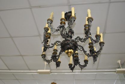 Lámpara antigua de hierro - Imagen 6