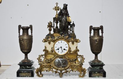 Reloj de mesa en bronce - Imagen 2